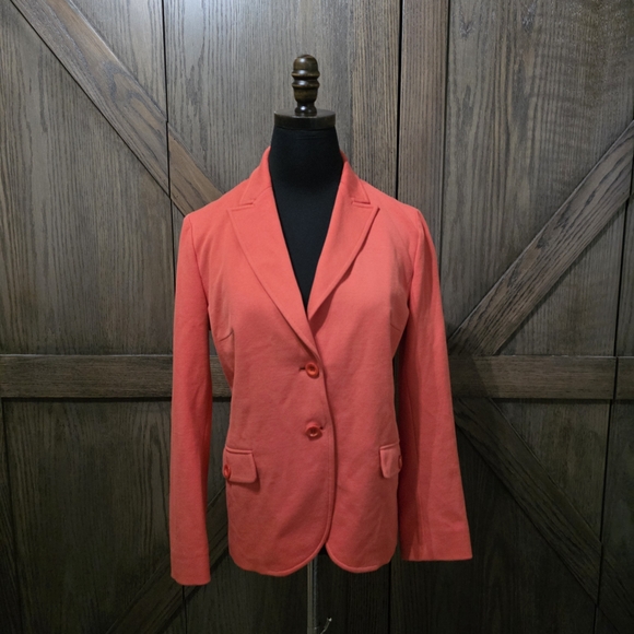 Bogner Jackets & Blazers - Bogner Cotton Orange Blazer